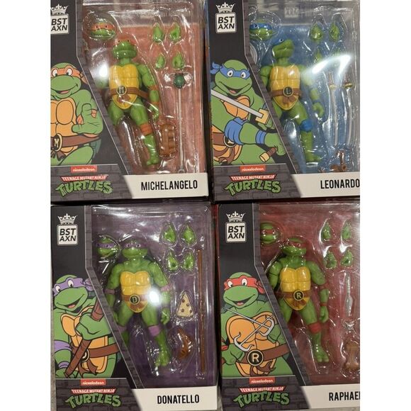 The Loyal Subjects BST AXN Series: TMNT Donatello Raphael Leonardo Michelangelo - Picture 2 of 11